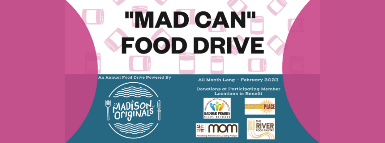 Mad Can Food Drive is Underway!