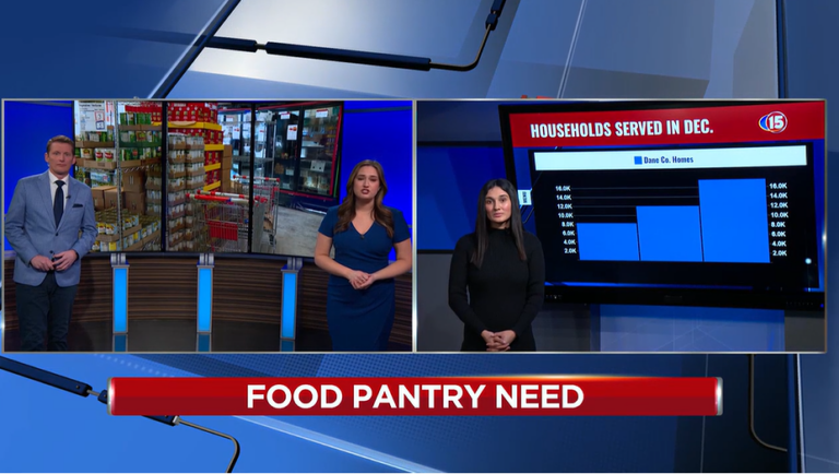 Local media covers rising need at Dane County pantries