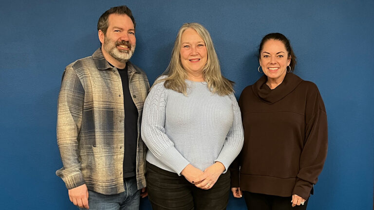 The four new members to the WayForward board of directors–Christopher Morris, Andrea Van Nest, Christin Mlsna (pictured left to right), and Tom Qualls (not pictured)!