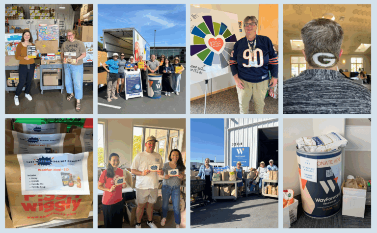 Over 25,000 pounds of food contributed by community for Hunger Action Month